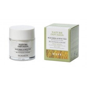 NATURE INFUSION Maschera scrub viso rigenerante al riso